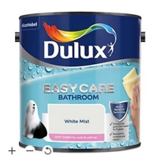 DULUX EASYCARE BATHROOM SOFT SHEEN WHITE MIST 2.5L